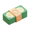 You earn money and buy a program